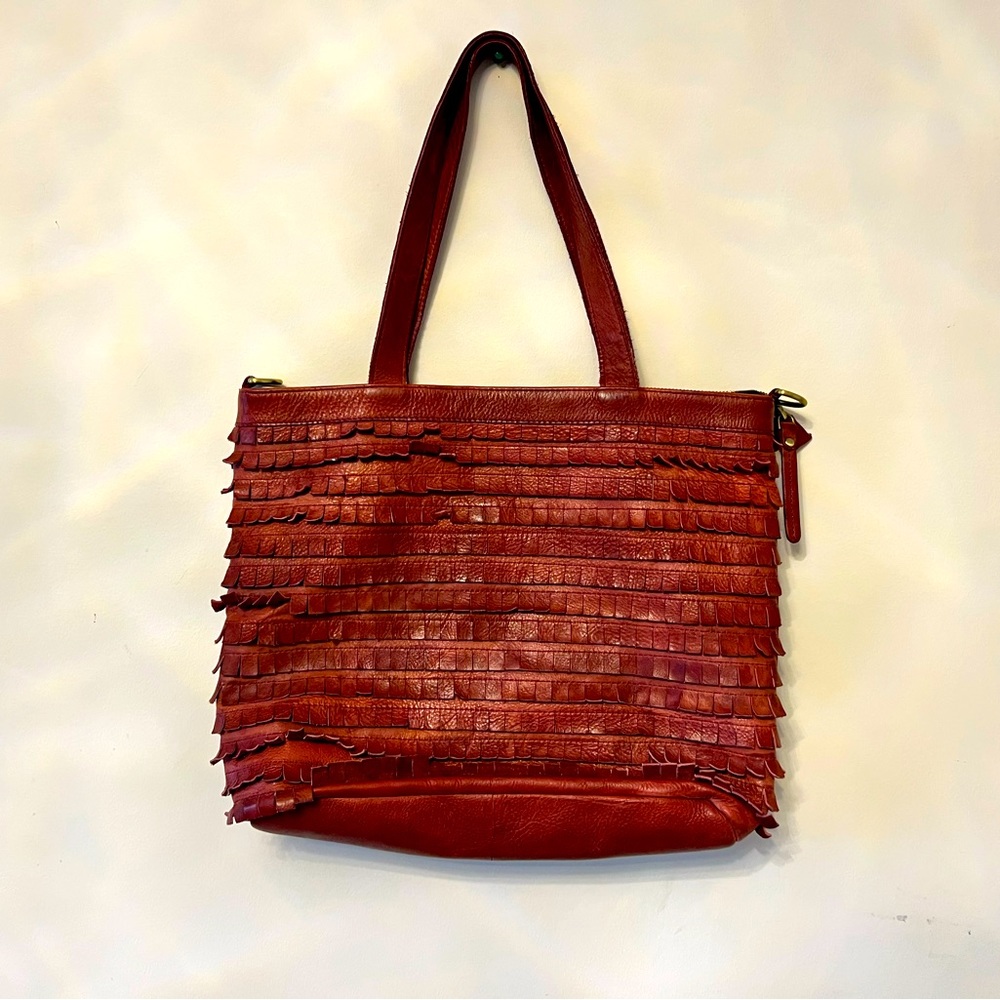 Red Leather Purse (genuine leather)